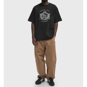 NEW PLEASURES alberto t-shirt in black